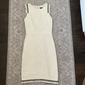 J. Crew Sleeveless tweed dress